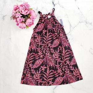 Artisan NY, Floral Tie Back Halter Dress, XS